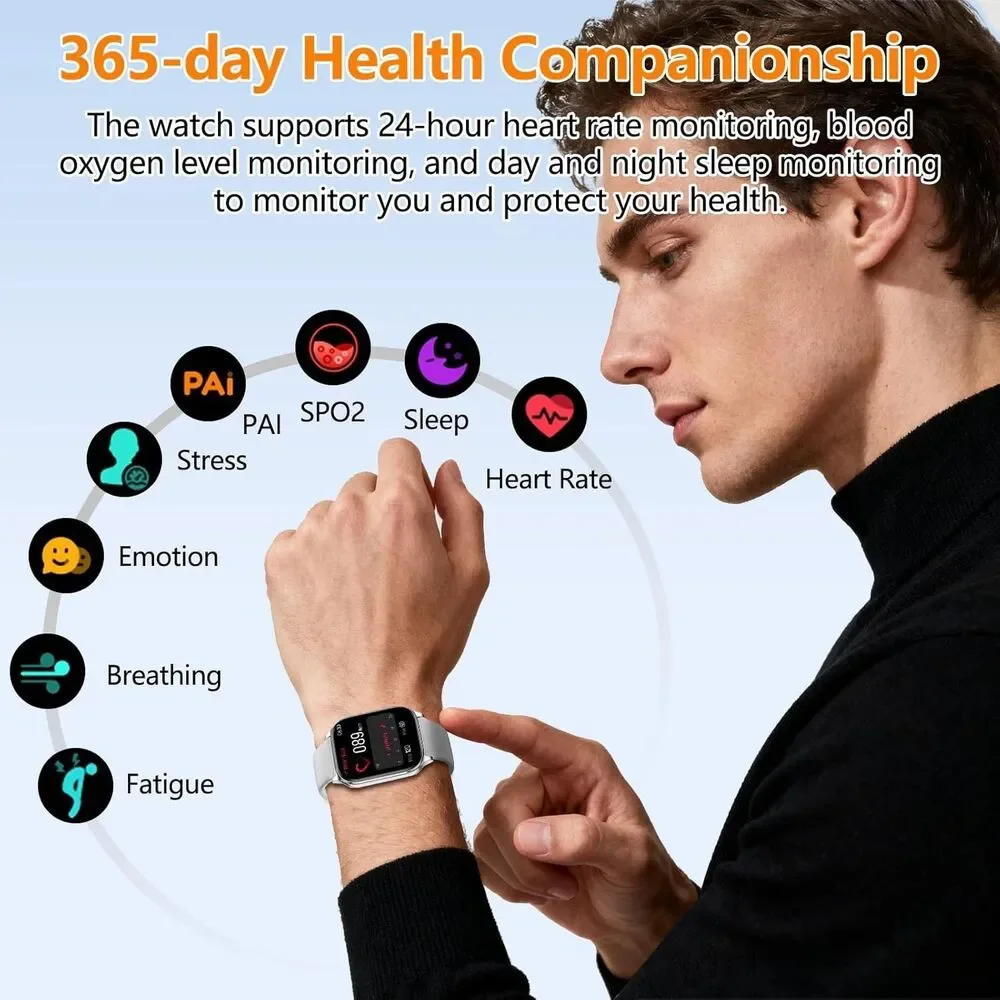 2025 Smart Watch For Men/Women, Waterproof Smartwatch Bluetooth Android/ iOS